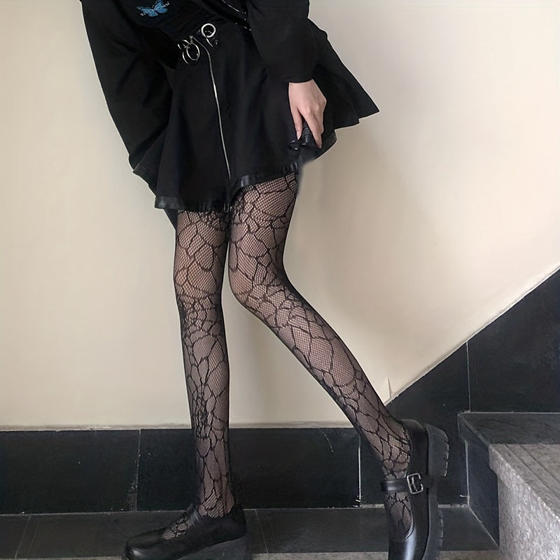 Fishnet Tights High Waist Pantyhose Stockings