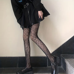Fishnet Tights High Waist Pantyhose Stockings