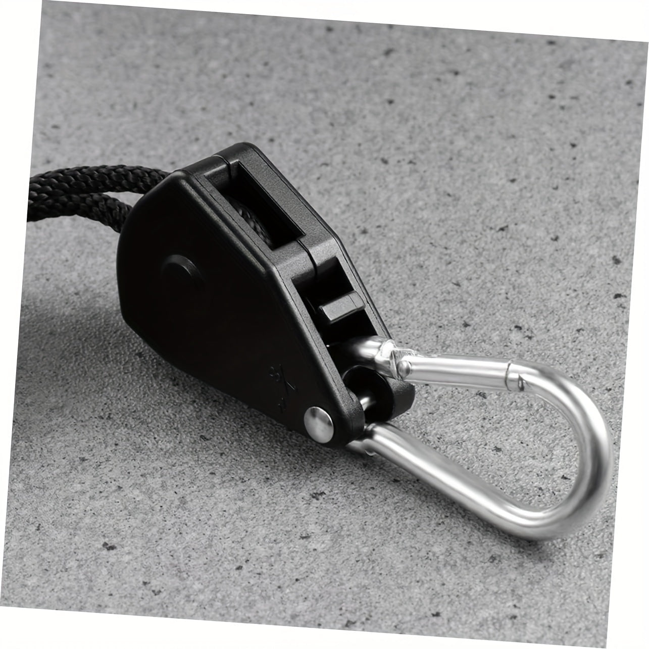 2pcs Tent Canopy Windproof Rope Buckles Adjustable Pulley