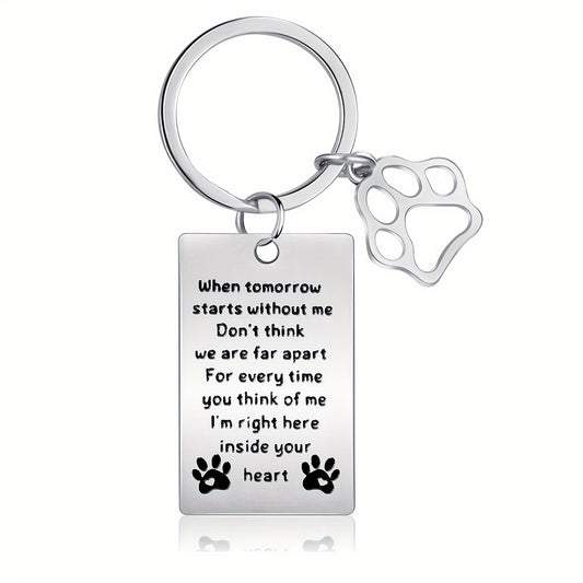 Pet Memorial Keyring - Cherish Your Beloved Pet's Memory