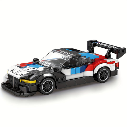 Assembly Racing Car Model Kit Building Block Toy Gift