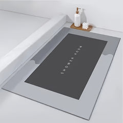 Absorbent Floor Mat Bathroom Anti Slip Bath Mats Microfiber Quick Dry