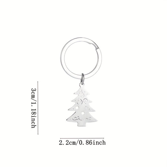 1pc Christmas Tree Keychain Bag Backpack Pendant Gift