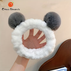 Cute Cartoon Ear Headband for Face Washing and Makeup