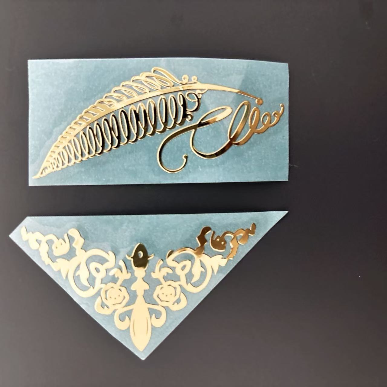 2 Metal Stickers: Musical Instruments, Computers, Tablets - Unique & Stylish