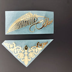 2 Metal Stickers: Musical Instruments, Computers, Tablets - Unique & Stylish