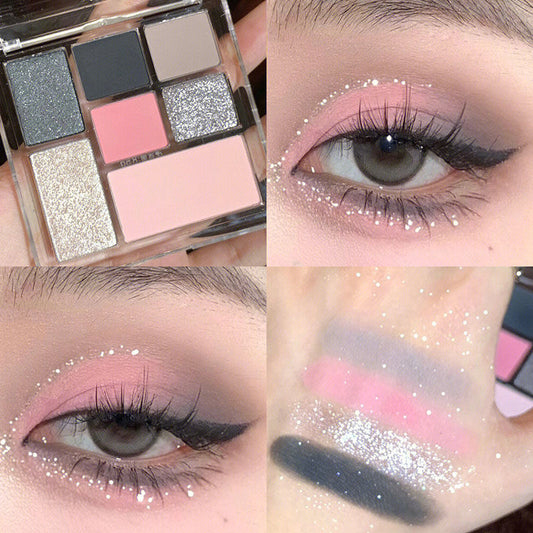 Smokey Eyeshadow Palette Pink & Contrast