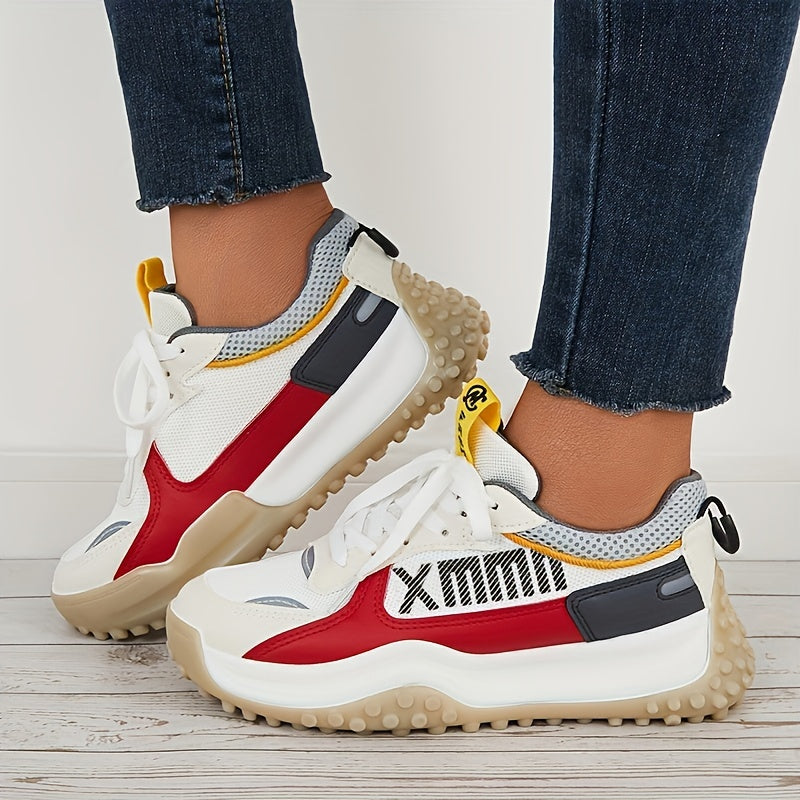 Thick Sole Chunky Sneakers Shock Absorption Sport Shoes