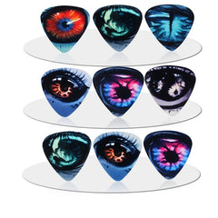 10pcs Mixed Guitar Picks for Electric & Ukulele Players