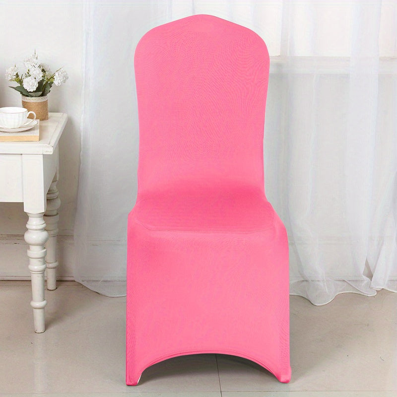 Milk Silk Dining Chair Covers for Banquets and Home Decor