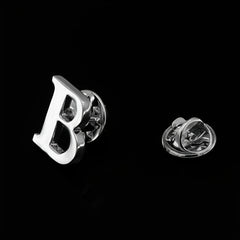Men's Monogram Brooch Shirt Collar Pin