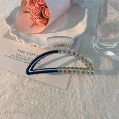 Acrylic Block Hair Claw Clip Summer Banana Clip Jaw Clamp Clip