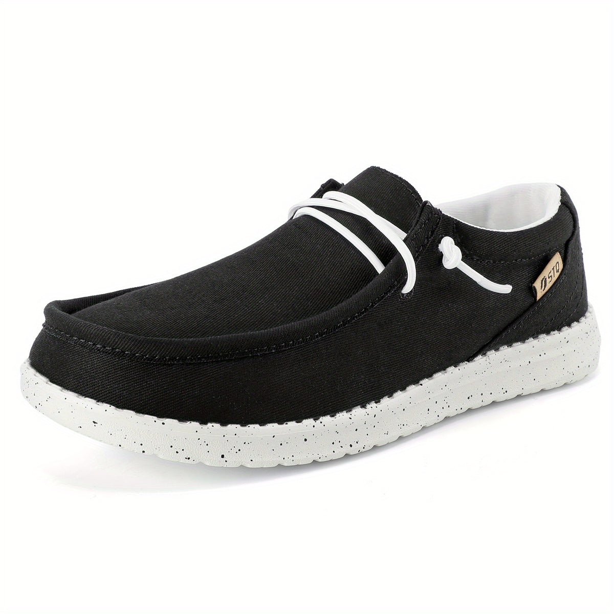 Women's Lace Up Slip on Shoes Light Casual Canvas Shoes With Arch Support
