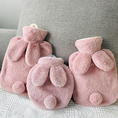 500ml Rabbit Plush Hot Water Bag Hand Warmer Christmas Gift