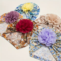 Printed Donut Kids' Hat for Newborns Autumn/Winter
