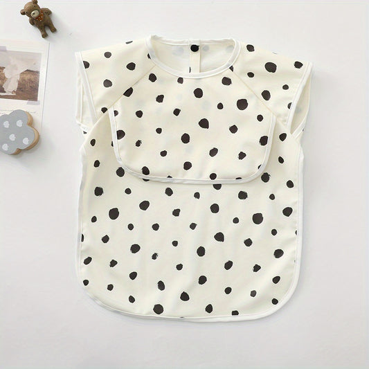 Waterproof Baby Bib with Pocket Soft Anti Dirty Feeding Bib