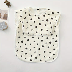 Waterproof Baby Bib with Pocket Soft Anti Dirty Feeding Bib