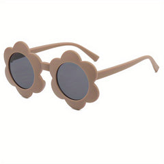 Retro Round Frame Sunglasses for Little Girls