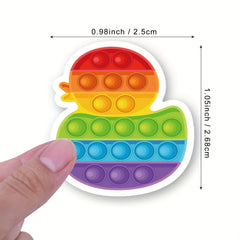 500pcs Fidget Toy Stickers Roll for Laptop Water Bottle Phone