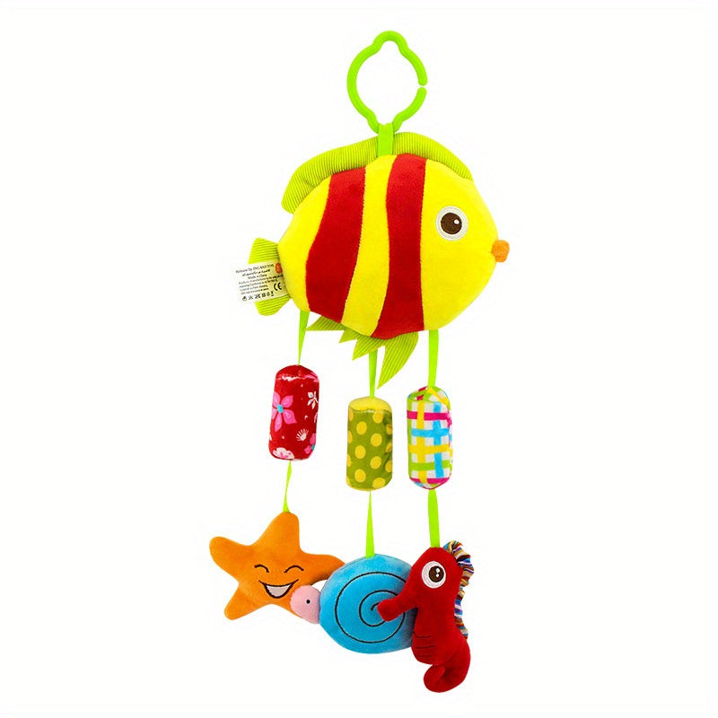 Baby Stroller Pendant Rattle Bed Bell Soothing Doll