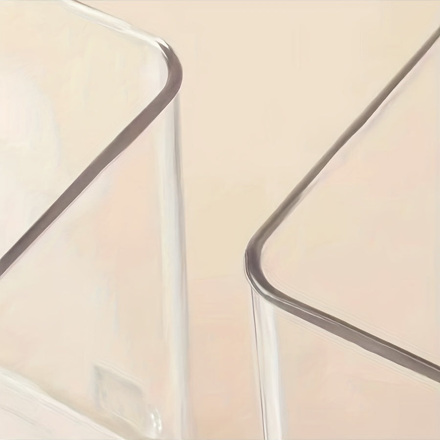 Clear Plastic Stackable Makeup Organizer Storage Case for Vanity Cosmetics