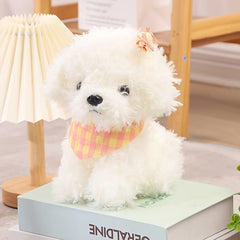 23 cm Scarf Simulation Dog Plush Toy Candy Dog Plush Doll Gift