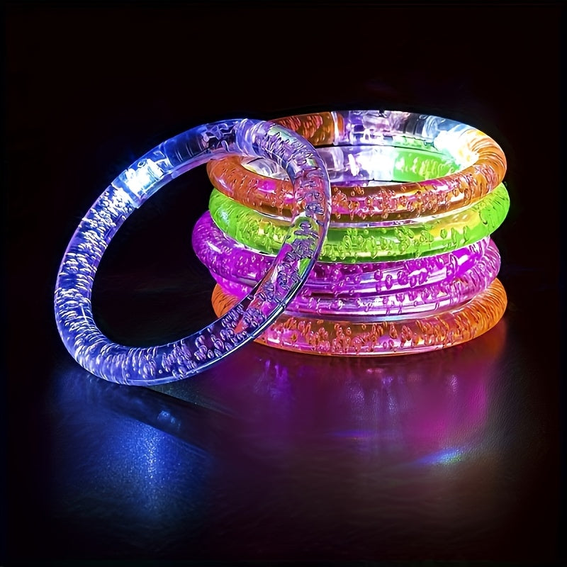 Multicolor Glow Bracelets LED Stick Bracelets for Christmas