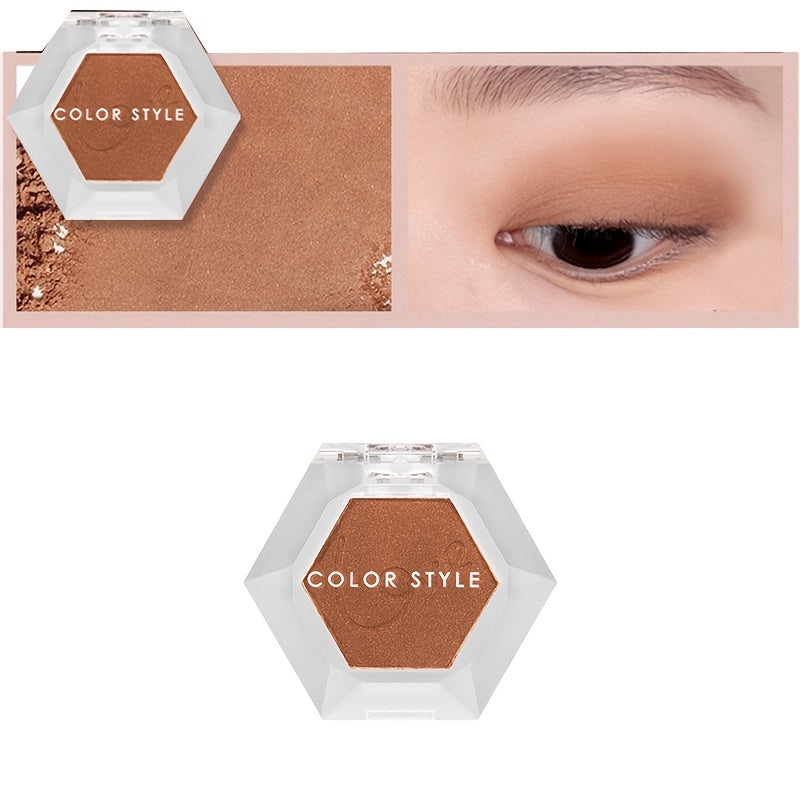 Monochrome Eyeshadow Powder Dark Brown Orange Tone Matte