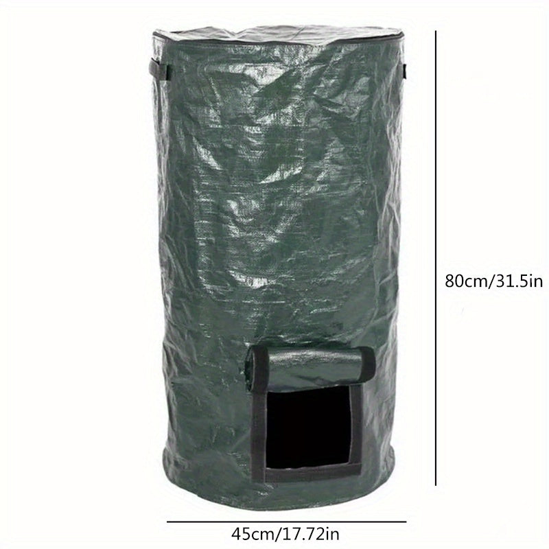 Collapsible Composting Fertilizer Maker with Lid