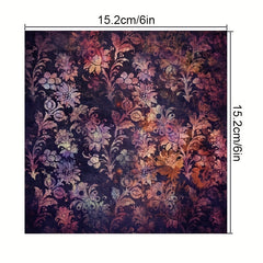 24pcs A6 Background Paper Leaf Demitint Wave Point Element Paper Album Scrapbook