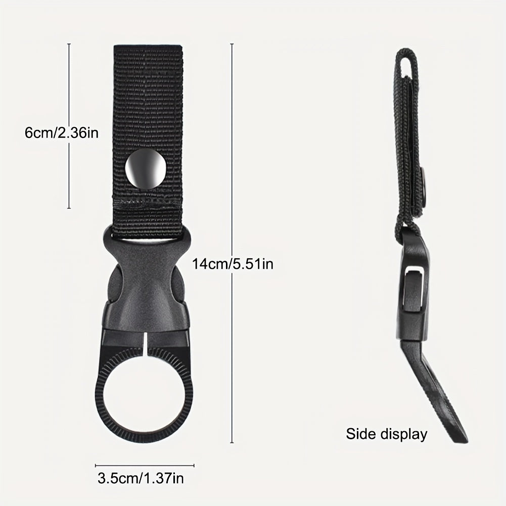 10pcs Buckle Hooks Nylon Webbing Hanging Bottle Buckle For Backpack