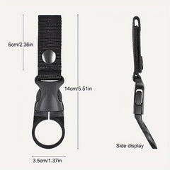 10pcs Buckle Hooks Nylon Webbing Hanging Bottle Buckle For Backpack