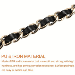PU Leather Chain Strap For Handbag Shoulder Bag Crossbody Bag Replacement