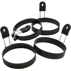 Nonstick Egg Rings Round Crumpet Mold for Pancake English Muffins Cooking