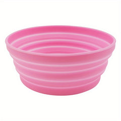 Portable Silicone Bowl for Travel High Temp Resistant Picnic Camping Lunch Box