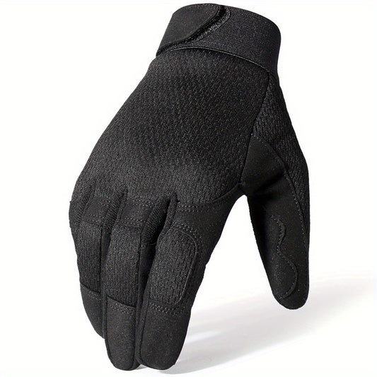 Men's Camo Touch Screen Motorcycle Gloves Flexible Breathable