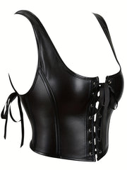 Lace Up Shaping Tank Tops Waist Trainer Tummy Control Slimmer Top