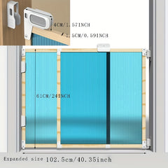Retractable Safety Gate Baby Pet Barrier Fence