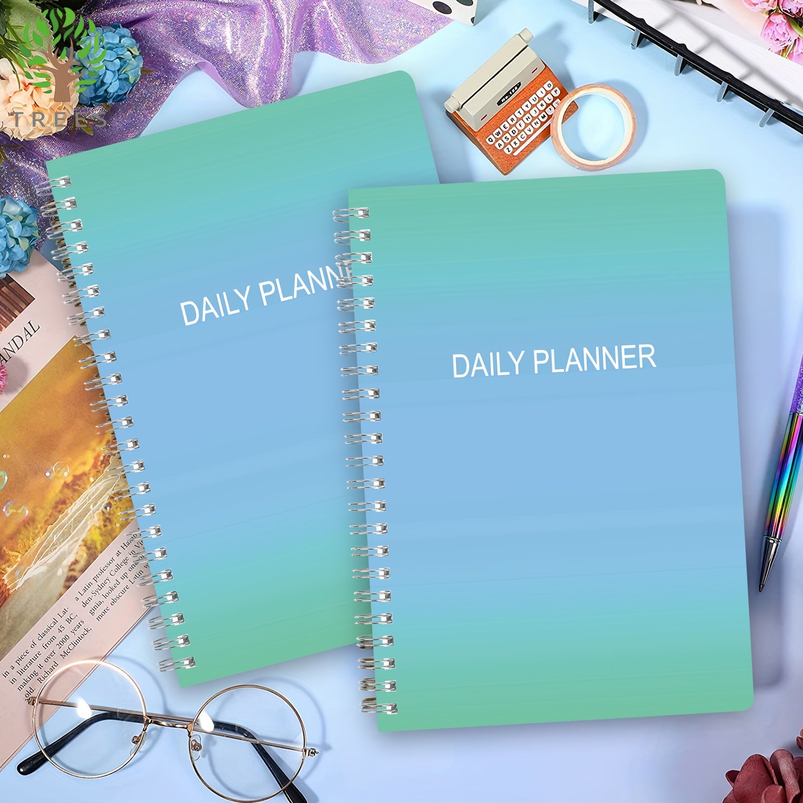Daily Planner To Do List Notebook With Hourly Schedule Undated Goal Agenda
