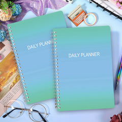 Daily Planner To Do List Notebook With Hourly Schedule Undated Goal Agenda