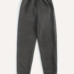  Solid High Rise Jogger Trousers