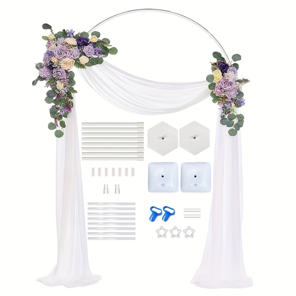 Balloon Arch Stand with Base Kit for Events Decor