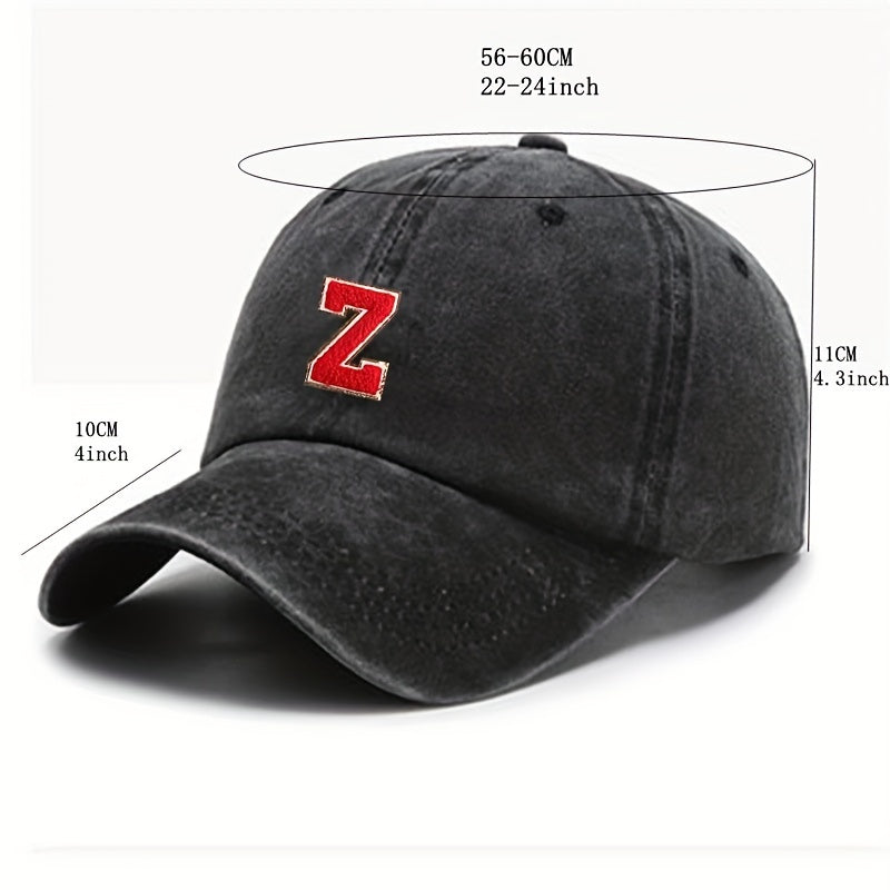 Vintage Washed Baseball Cap Soft Top for Men