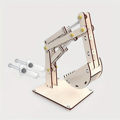 DIY Wooden Excavator Kit STEAM Educational Science Experiment Assembly