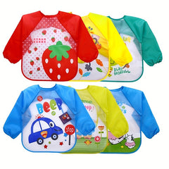 Cartoon Waterproof Smock Feeding Bib - Christmas Gift