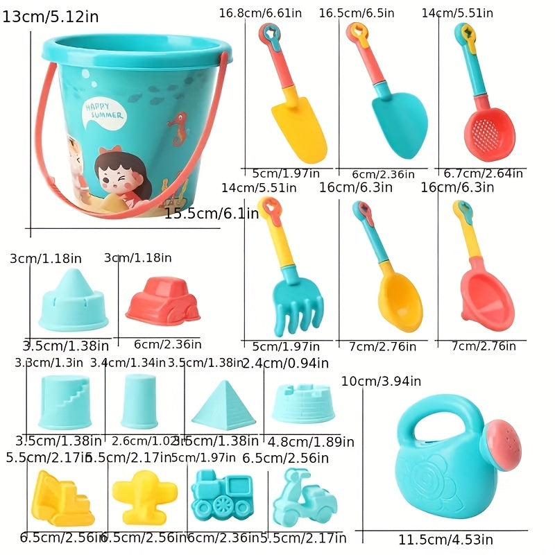 18pcs Beach Toy Set for Ages 12+
