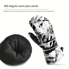Men's Winter Ski Gloves Waterproof Cycling Gloves