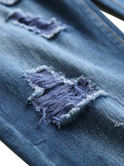 Men's Ripped Denim Jeans