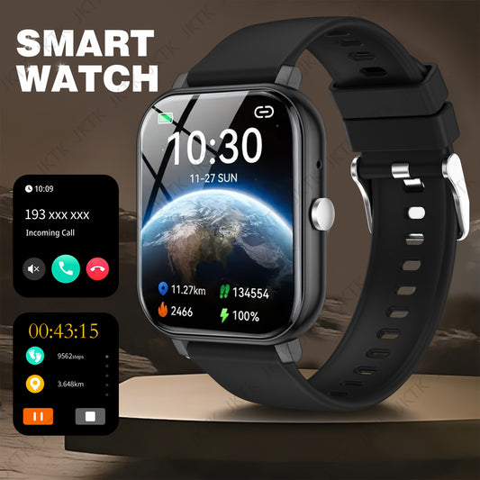 Sports Fitness Smartwatch with Wireless Calling and HD Display