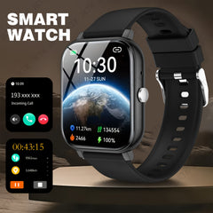 Sports Fitness Smartwatch with Wireless Calling and HD Display